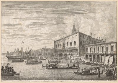 Vues de Venise : Le Molo et S. M. Della Salute - Michele Marieschi