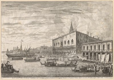 Vues de Venise : Le Molo et S. M. Della Salute - Michele Marieschi
