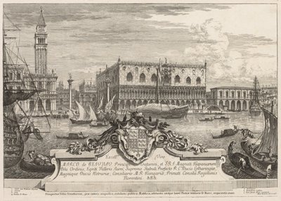 Vues de Venise : La Piazzetta et le Palais des Doges, 1741 - Michele Marieschi