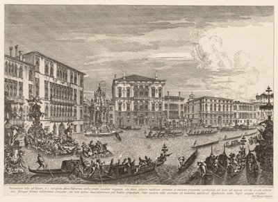 Vues de Venise : La régate, 1741 - Michele Marieschi