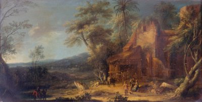 Paysage avec ruine - Michele Pagano