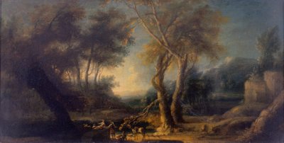 Paysage rocheux, c.1730 - Michele Pagano
