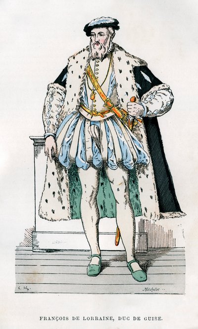 François de Lorraine, 2ème duc de Guise, soldat et homme politique français, 16ème siècle, 1882-1884 - Micheler