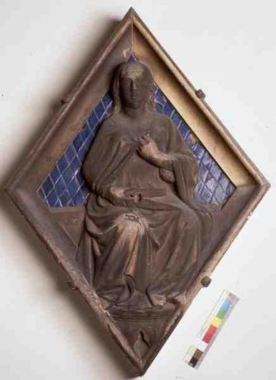 Logique, carreau en relief du Campanile - Micheli Gino