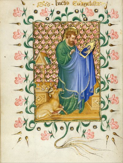 Saint Luc peignant la Vierge - Michelino Molinari da Besozzo