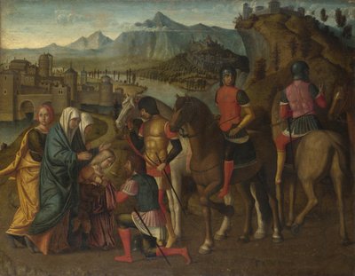 Coriolanus persuadé par sa famille d