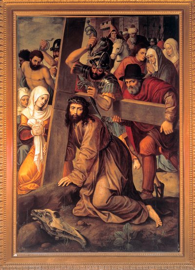 Christ portant sa croix - Michiel I Coxie or Coxcie
