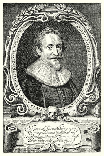 Hugo Grotius, juriste néerlandais, théologien, philosophe et auteur - Michiel Jansz. van (after) Miereveld