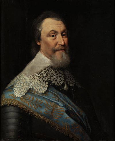 Portrait du comte Axel Oxenstierna (Oxenstjerna) (1583-1654) - Michiel Jansz. van Miereveld