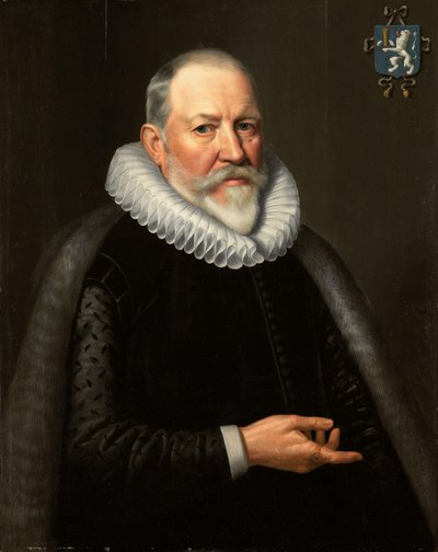 Portrait de Maerten Ruychaver (1545-1626) - Michiel Jansz van Mierevelt (copy after)
