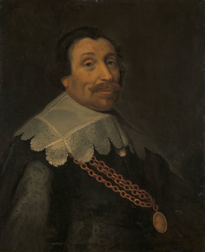 Portrait de Maerten Harpertsz Tromp (1597-1653) - Michiel Jansz van Mierevelt (workshop of)