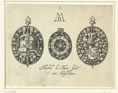 Deux boîtiers de montre et un cadran, vers 1620-26 - Michiel Le Blon