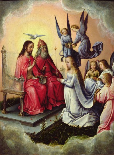 Couronnement de la Vierge - Michiel Sittow