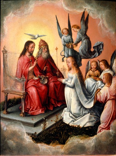 Le Couronnement de la Vierge - Michiel Sittow