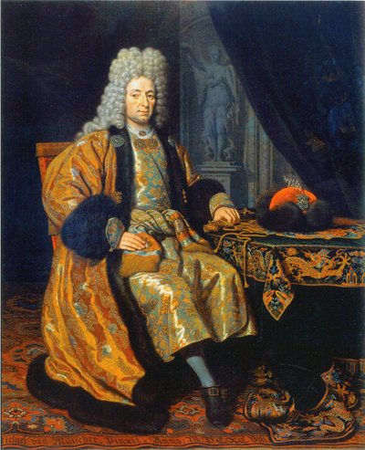Portrait de François Lefort 1656-1699, 1698 - Michiel van Musscher