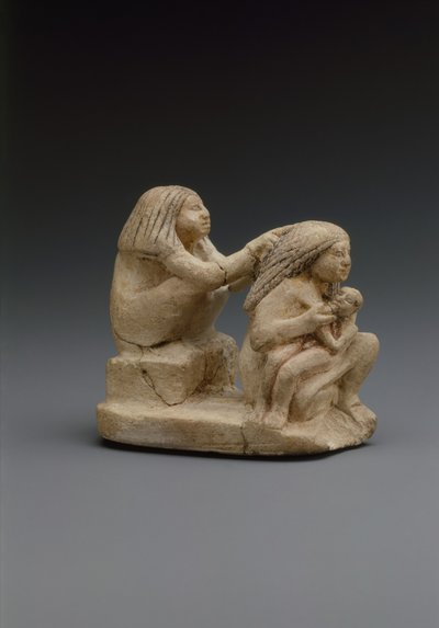 Groupe de deux femmes et un enfant, vers 1981-1500 av. J.-C. - Middle Kingdom Egyptian