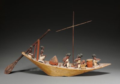 Modèle de bateau, fin de la 11e à début de la 12e dynastie, 2040-1648 av. J.-C. - Middle Kingdom Egyptian