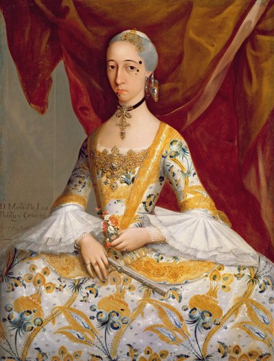 Dona Maria de la Luz Padilla y Cervantes - Miguel Cabrera