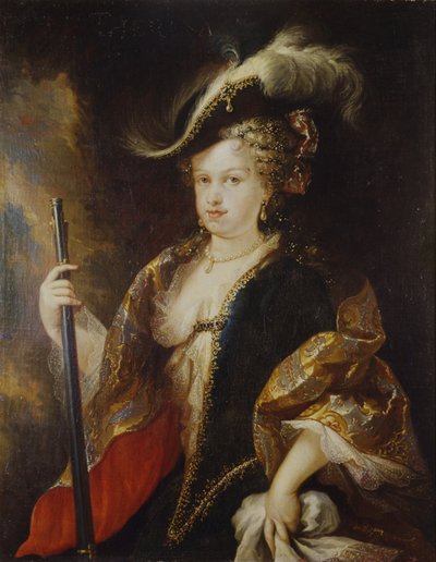 Maria Luisa Gabriela de Savoie, chasseresse - Miguel Jacinto Meléndez