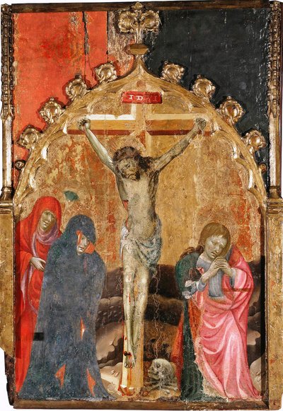 La Crucifixion, 1400s - Miguel de Alcanyis