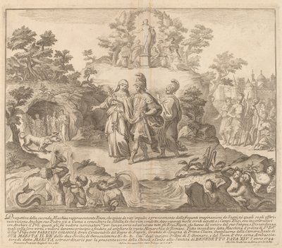 Énée et la Sibylle de Cumes, pour le festival "Chinea" - Miguel de Sorellò after Francisco Preciado