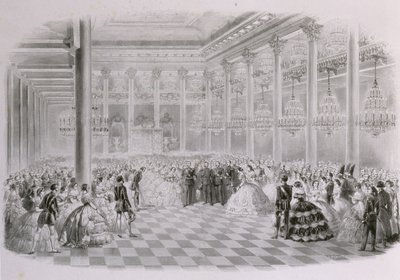 Bal dans la salle de l