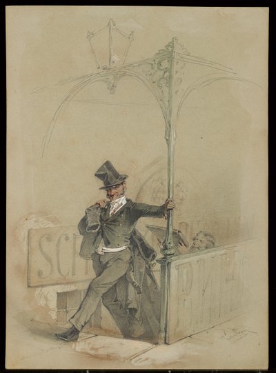 Le fêtard distrait - Mihaly von Zichy