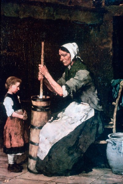 Femme à la baratte - Mihály Munkácsy