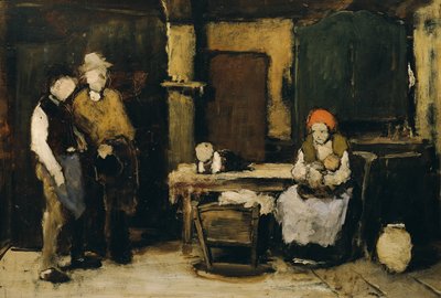 Le buveur - Mihály von Munkácsy