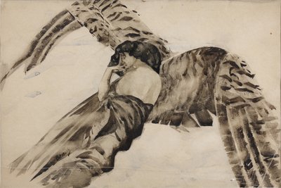 Démon volant, 1890-1891 - Mikhail Aleksandrovich Vrubel