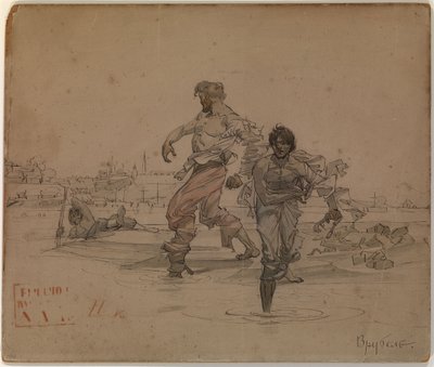 Illustration pour le poème Les Frères brigands d
