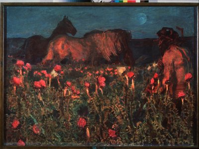La nuit tombe - Mikhail Aleksandrovich Vrubel