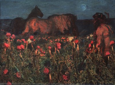 La nuit approche, 1900 - Mikhail Aleksandrovich Vrubel