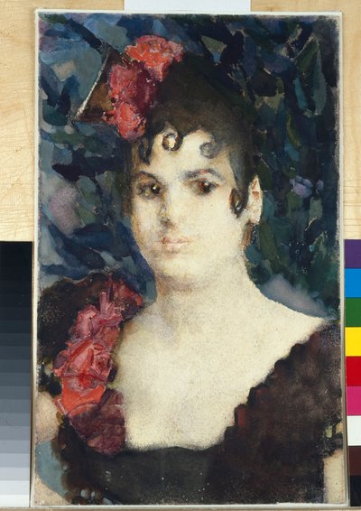 Portrait de Tatyana Lyubatovich en Carmen dans l