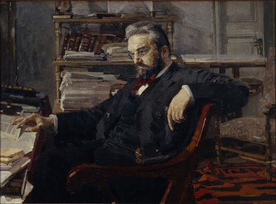 Portrait de Konstantin Dmitrievich Artsybushev 1849-1901, 1897 - Mikhail Aleksandrovich Vrubel