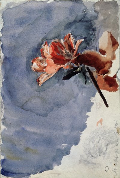 Azalée rouge, 1886-1887 - Mikhail Aleksandrovich Vrubel