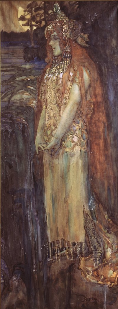 Chanteuse Nadezhda Zabela-Vroubel en Princesse Volkhova dans l
