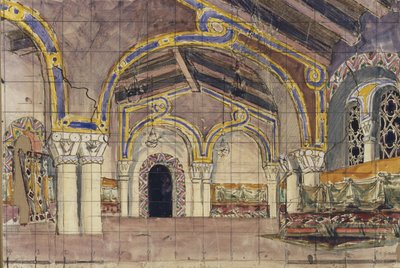 Décor de scène pour l