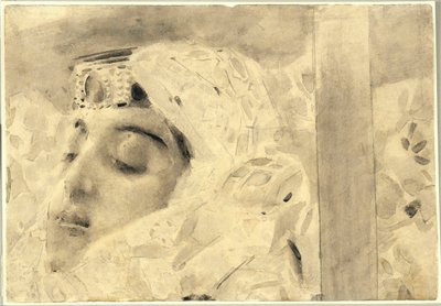 Tamara dans un cercueil - Mikhail Aleksandrovich Vrubel