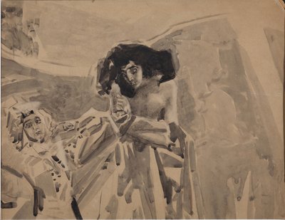 La Danse de Tamara. Illustration du poème Le Démon de Mikhaïl Lermontov, 1890-1891 - Mikhail Aleksandrovich Vrubel