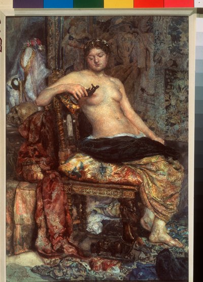 Un modèle dans un mobilier Renaissance - Mikhail Aleksandrovich Vrubel