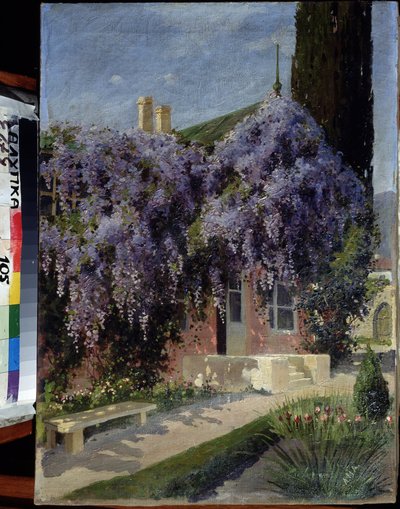 Une maison entrelacée de glycines - Mikhail Alexandrovich Alisov