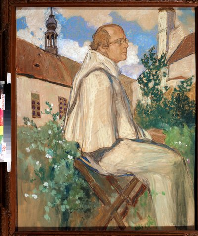 Portrait de Johann Gregor Mendel - Mikhail Dmitrievich Ezuchevsky