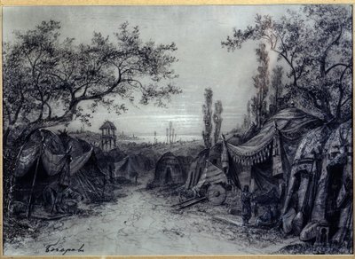 Décor préparatoire pour l