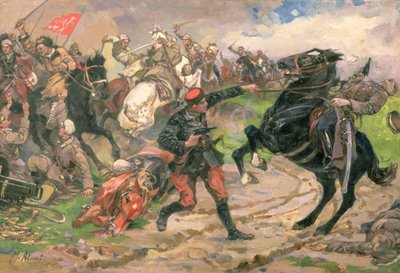 Le Dundich rouge au combat - Mikhail Ivanovich Avilov