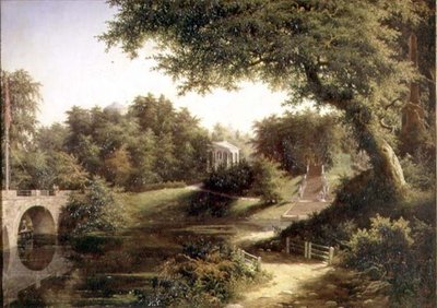 Vue dans les Jardins de Pavlovsk - Mikhail Ivanovich Lebedev
