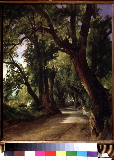 Vue à Albano près de Rome - Mikhail Ivanovich Lebedev