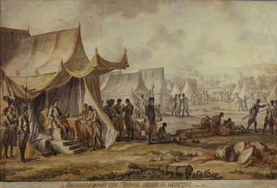 Pierre Ier à la rivière Pruth - Mikhail Matveevich Ivanov