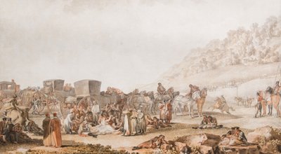 La Mort du Prince Grigori Potemkine dans la steppe bessarabienne, 1791 - Mikhail Matveevich Ivanov