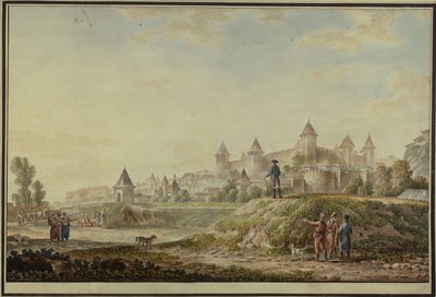 Vue de la forteresse de Bender, 1790 - Mikhail Matveevich Ivanov